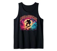 Skateboarder Rise Destroy Dynamic Skateboarding Tank Top