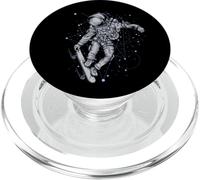 Skateboarding Astronaut Space Adventure Skate PopSockets PopGrip for MagSafe