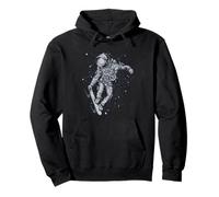 Skateboarding Astronaut Space Adventure Skate Pullover Hoodie