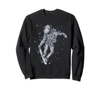Skateboarding Astronaut Space Adventure Skate Sweatshirt