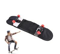 Skateboarding Backpack - Waterproof Bag with Adjustable Strap - Skateboard Backpack 600D Oxford Fabric with Mesh Pocket | For Beginners, Young People and Adults, Skate and Travel to A