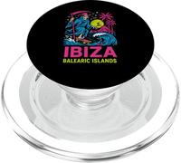 Skateboarding Ibiza Balearic Islands Retro Mens Beach Life PopSockets PopGrip for MagSafe
