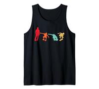 Skateboarding Moves Evolution Art for Riders and Fans Tank Top