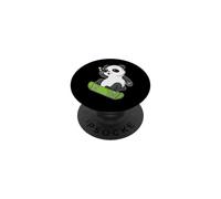 Skateboarding Panda Bear PopSockets Adhesive PopGrip