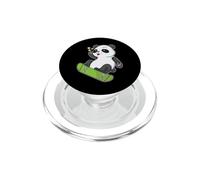 Skateboarding Panda Bear PopSockets PopGrip for MagSafe