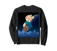 Skateboarding Toy-Bear Skateboarder on a Skateboard Sweatshirt