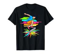 Skateboarding Urban Pop Art Speed Streaks Skate Park Lover T-Shirt