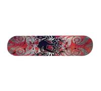 Skateboards, 23 x 5.5 inch Complete Skateboard for Beginners, 7 Layer Canadian Maple Double Kick Deck Concave Cruiser Trick Skateboard for Juniors and Adults (S3_Kill Buzz)