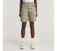 Skater Cargo Bermuda Shorts - Beige - Women 30