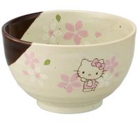 Skater CHMB1-A Mino Ware Small Bowl Hello Kitty Sakura Sanrio 5.0 x 3.1 inches (12.8 x 8 cm)