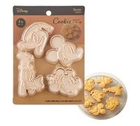 Skater CSM1-A Stamp Cookie Cutter, Disney Mickey Mouse, Set of 4