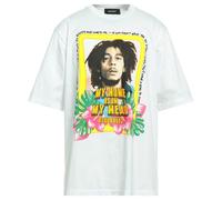 Skater Fit Home Is In My Head Logo White T-Shirt Dsquared2 White M