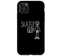 Skater Guy Funny Mens Skates Ice Skating Boy Figure Skaters Case for iPhone 11 Pro Max