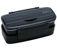 Skater Japanese Modern/Traditional Compartmental 2-Tier Bento Lunch Box, 900ml, Chopsticks