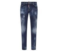 (W30 L30) Dsquared2 Skater Jean Canadian Flag Badge Blue Wash Jeans