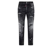 Skater Jean Paint Splatter Black Wash Jeans Dsquared2 Black 34S