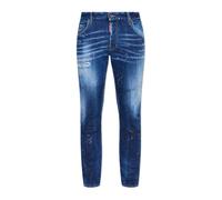 Skater Jeans- male- Dsquared2- Slim Fit Jeans- Blue- 2XL- Jeans 2XL