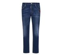 Skater Jeans- male- Dsquared2- Slim Fit Jeans- Blue- 3XL- Jeans 3XL