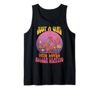 Skater Just A Girl Who Loves Roller Skating Tank Top