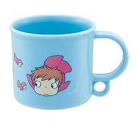 Skater KE5AAG-A Antibacterial Cup, Ponyo on the Cliff, Studio Ghibli, 6.8 fl oz (200 ml), Dishwasher Safe, Made in Japan