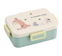 Skater My Neighbor Totoro Bento Lunch Box (21.98oz) Cute Lunch Carrier with Secure 4-Point Locking Lid - Authentic Japanese Design - Durable, Microwave and Dishwasher Safe - Marching Totoro