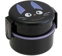 Skater Round Bento Lunch Box Plastic Studio Ghibli Kiki's Delivery Service Jiji Black Cat Face 500ml ONWR1 from Japan