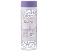 Skater Sanrio Kuromi PDC4 Simple Design Reusable Blow Bottle 13.5 fl oz (400 ml) Flower Wreath - Purple