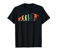 Skater Skateboard Skates Boarders Evolution Skateboarding T-Shirt
