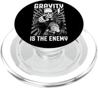 Skater Skateboarder Frankenstein Gravity Is The Enemy Skate PopSockets PopGrip for MagSafe