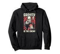 Skater Skateboarder Frankenstein Gravity Is The Enemy Skate Pullover Hoodie