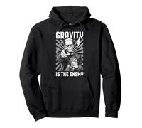 Skater Skateboarder Frankenstein Gravity Is The Enemy Skate Pullover Hoodie