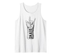 Skater Skateboarder Funny Broken Wrist Skate Skateboarding Tank Top