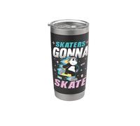 Skaters Gonna Skate Roller Disco Roller Skating Stainless Steel Insulated Tumbler