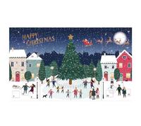 Skating at Christmas 340 x 250mm Ling Advent Calendar
