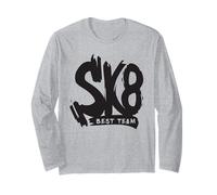 Skating Crew SK8 Best Team Street Style Vibes Long Sleeve T-Shirt