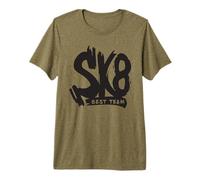Skating Crew SK8 Best Team Street Style Vibes Premium T-Shirt