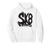 Skating Crew SK8 Best Team Street Style Vibes Pullover Hoodie