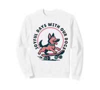 Skating German Shepherd Dog Quote 2026 Sweatshirt