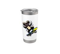 Skating Koala: Fun Skater and Koala Bear Design Stainless Steel Insulated Tumbler