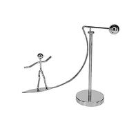 Skating Man Tumbler Ornament Funny Balance for Desktop Decoration Design Art Motion Desk Gadget for Men and Office Use