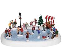 Lemax Christmas Village Village Skating Pond With Sound W/4.5V Adaptor - 94048