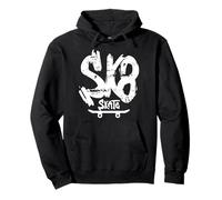 Skating SK8 Skate Urban Skateboarding Street Style Pullover Hoodie