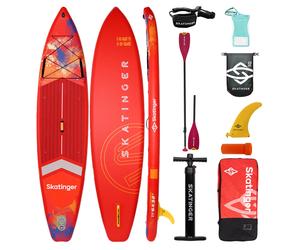 SKATINGER Interstellar Red Colorway Paddle Board, 11'6"x32"x6"