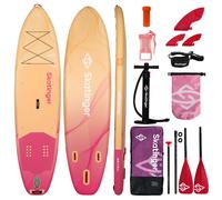 SKATINGER Wave Series Surfboard, Bright Yellow, 11 ft 6 in*35 in*6 in