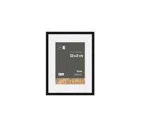 Skava 30 x 40cm Wooden Picture Frame With A4 Mount & Glass Front Nielsen Black One Size