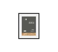 Skava 40 x 50cm Wooden Picture Frame With 30x40cm Mount & Glass Front Nielsen Black One Size