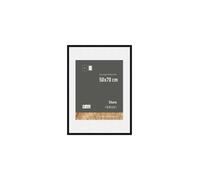 Skava 50 x 70cm Wooden Picture Frame With 40x60cm Mount & Glass Front Nielsen Black One Size