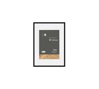 Skava A2 Wooden Picture Frame With A3 Mount & Glass Front Nielsen Black One Size
