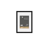 Skava A4 Wooden Picture Frame With 15 x 20cm Mount & Glass Front Nielsen Black One Size