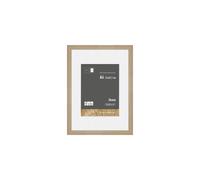 Skava A4 Wooden Picture Frame With 15 x 20cm Mount & Glass Front Nielsen Light Oak One Size